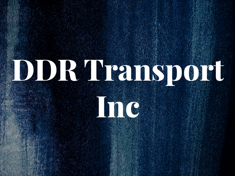 DDR Transport Inc
