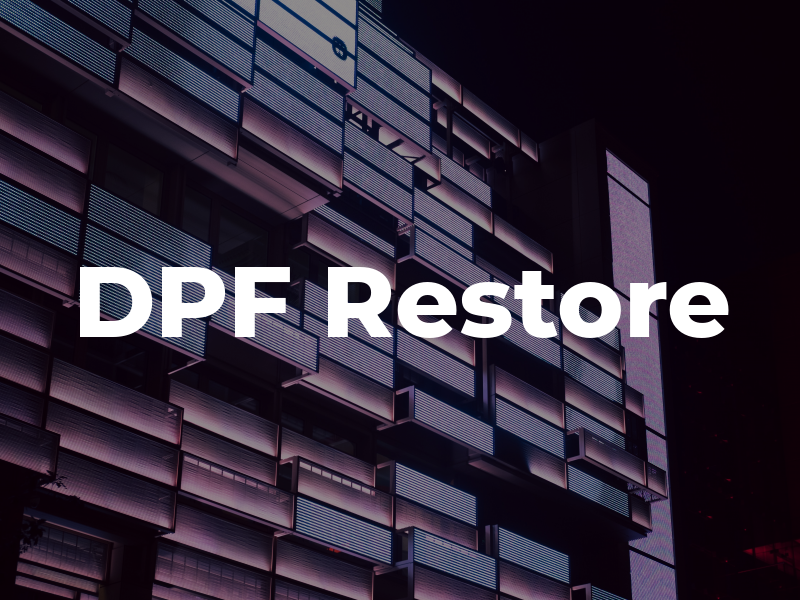 DPF Restore