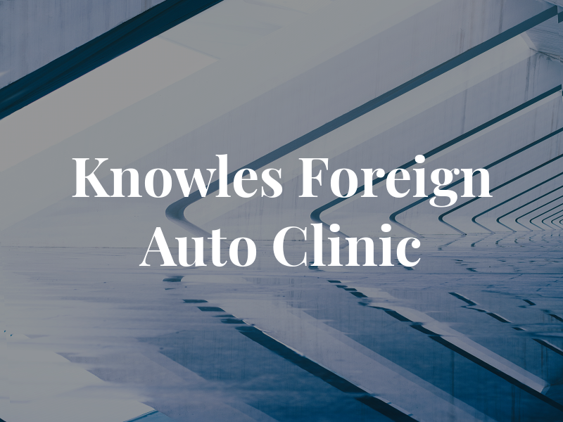 Dan Knowles Foreign Auto Clinic