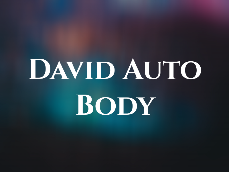 David G Auto Body