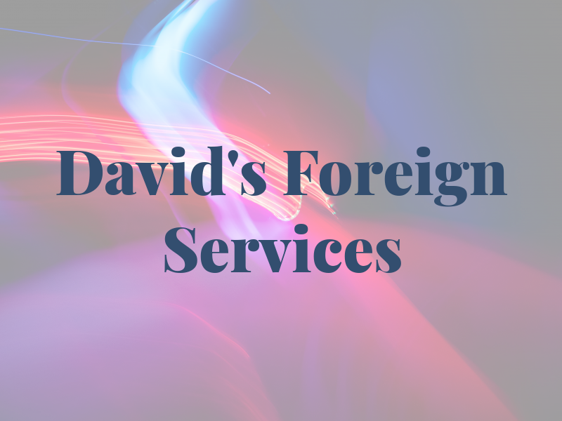 David's Foreign Services