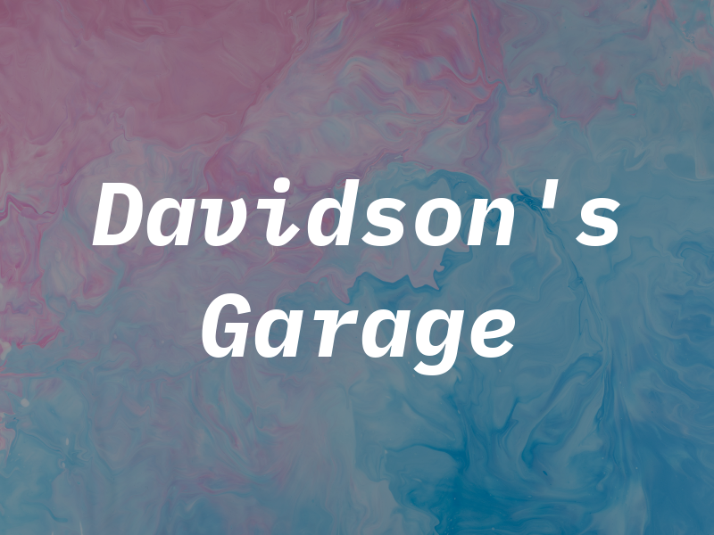 Davidson's Garage