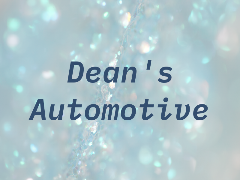 Dean's Automotive