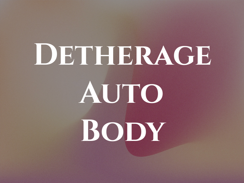 Detherage Auto Body