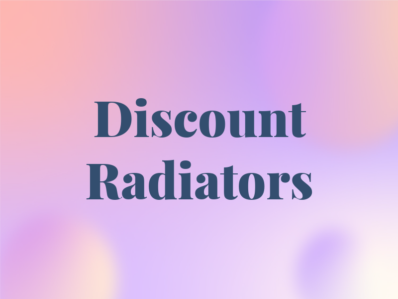 Discount Radiators