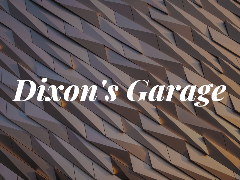 Dixon's Garage