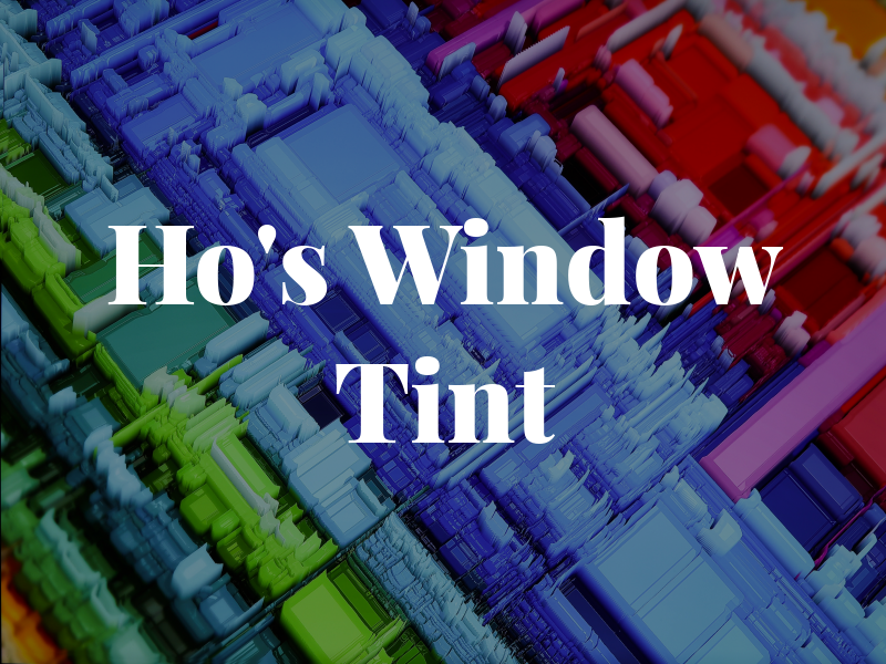 Don Ho's Window Tint