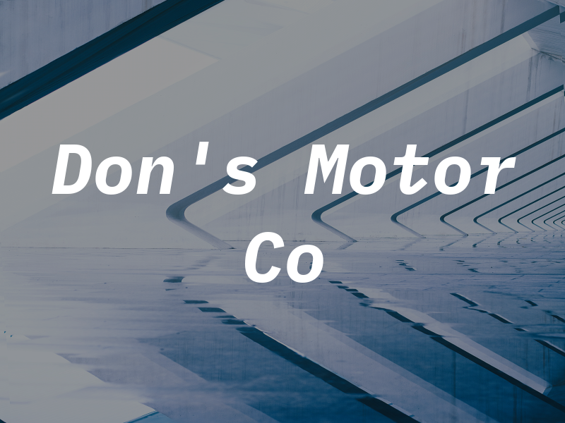 Don's Motor Co