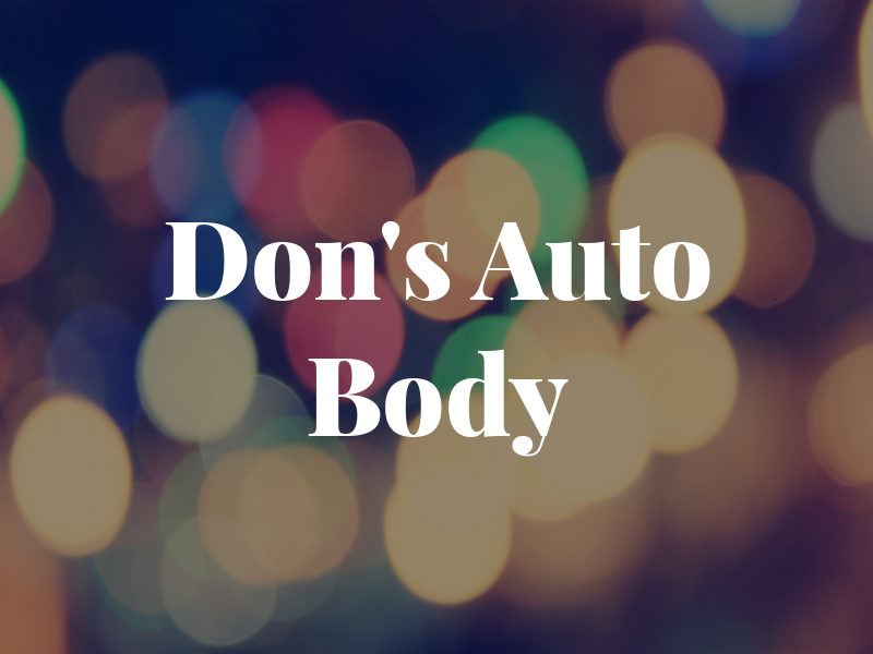 Don's Auto Body