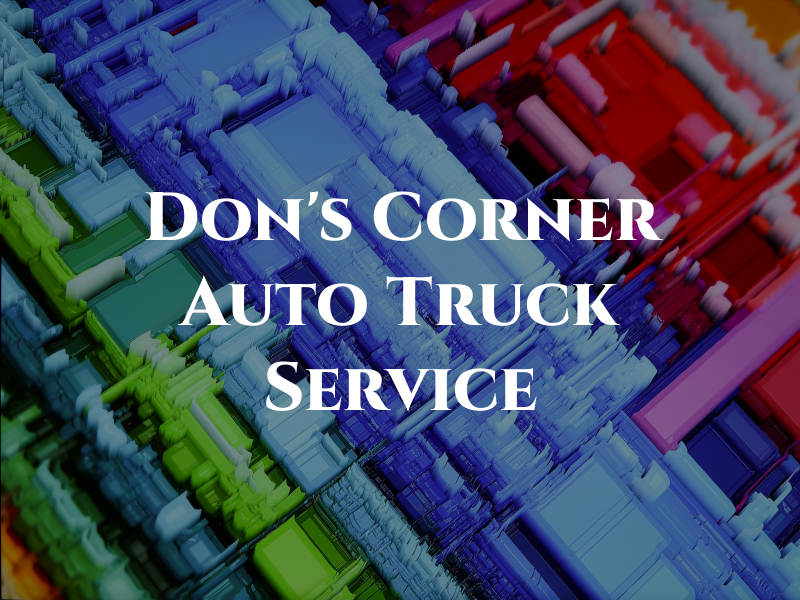 Don's Corner Auto and Truck Service