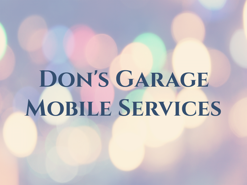 Don's Garage & Mobile Services
