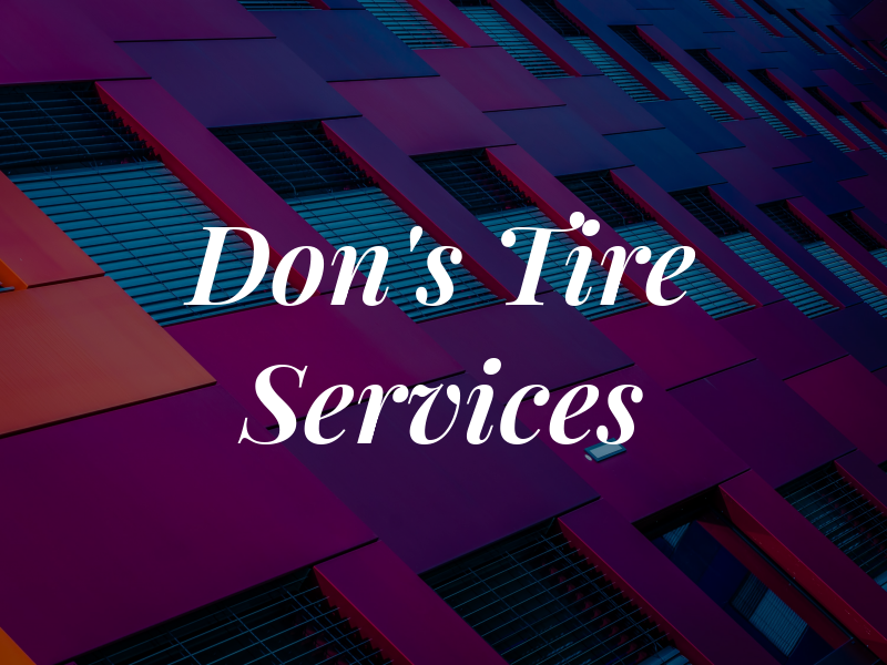 Don's Tire Services