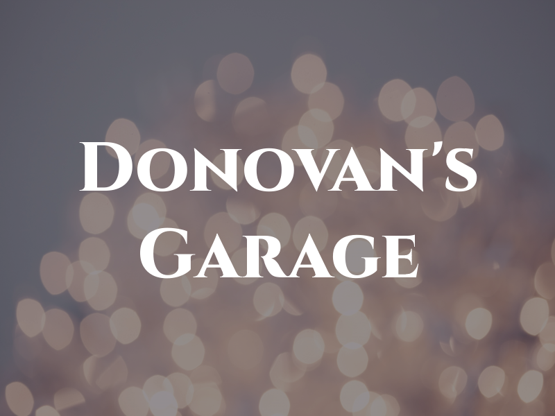 Donovan's Garage