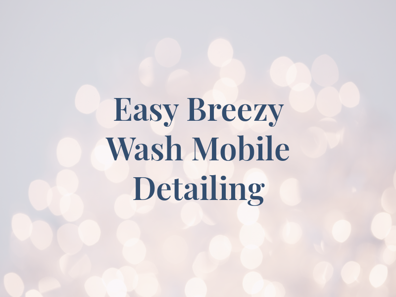 Easy Breezy Car Wash and Mobile Detailing #3