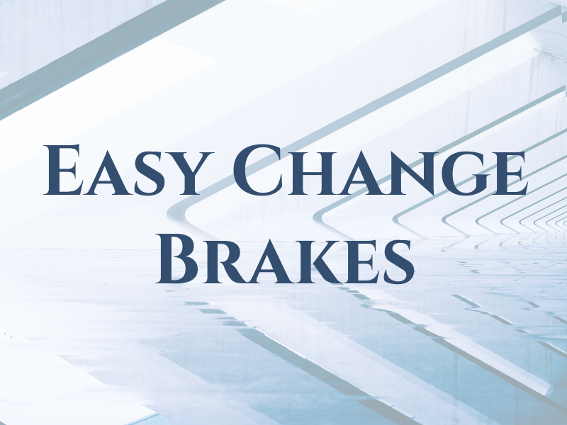 Easy Oil Change and Brakes