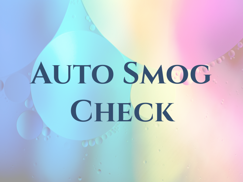 Eco Auto Smog Check