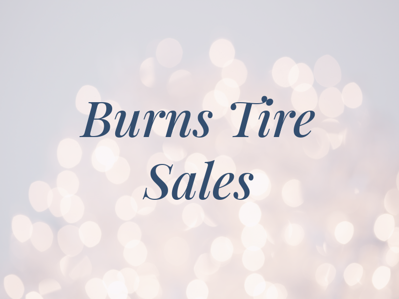 Ed Burns Tire Sales