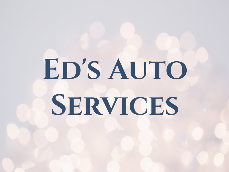 Ed's Auto Services
