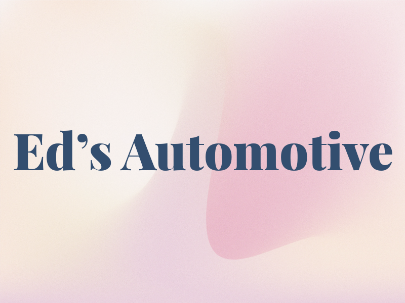 Ed's Automotive