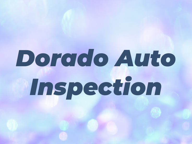 El Dorado Auto Inspection