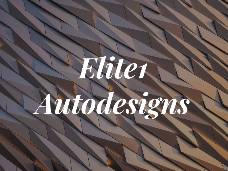 Elite1 Autodesigns