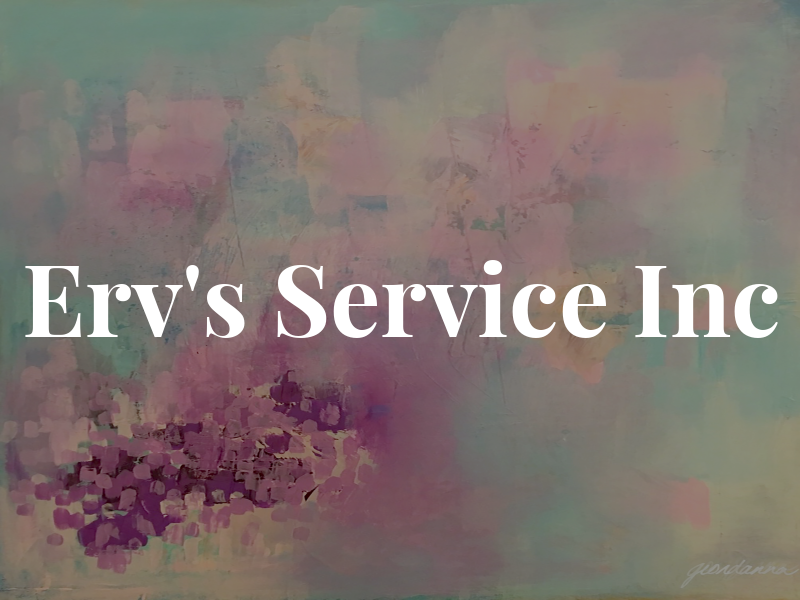 Erv's Service Inc