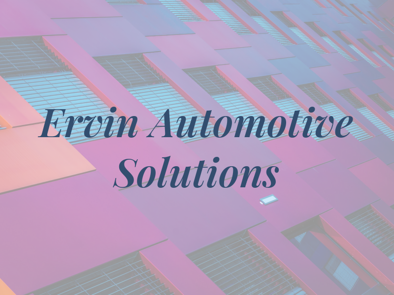 Ervin Automotive Solutions
