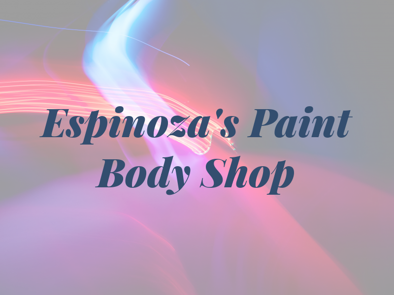 Espinoza's Paint & Body Shop