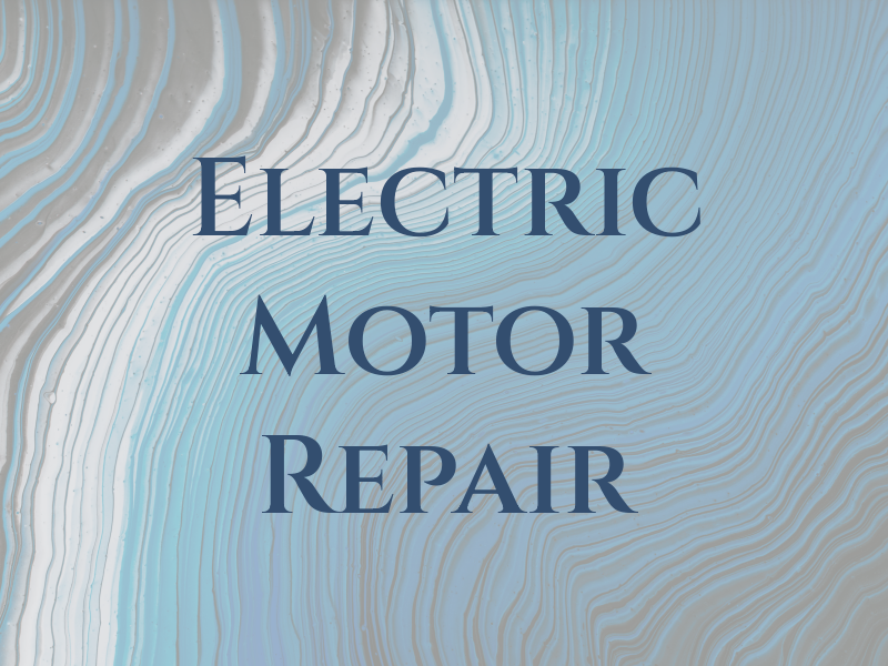 F & F Electric Motor Repair