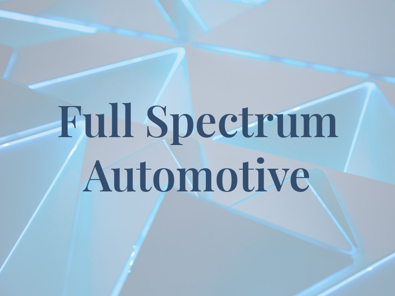 Full Spectrum Automotive