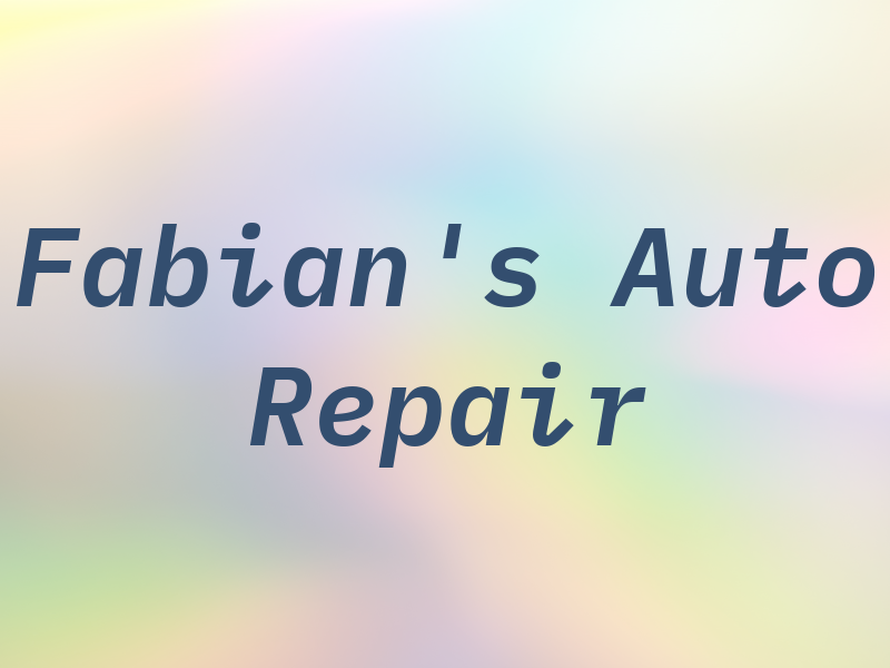 Fabian's Auto Repair
