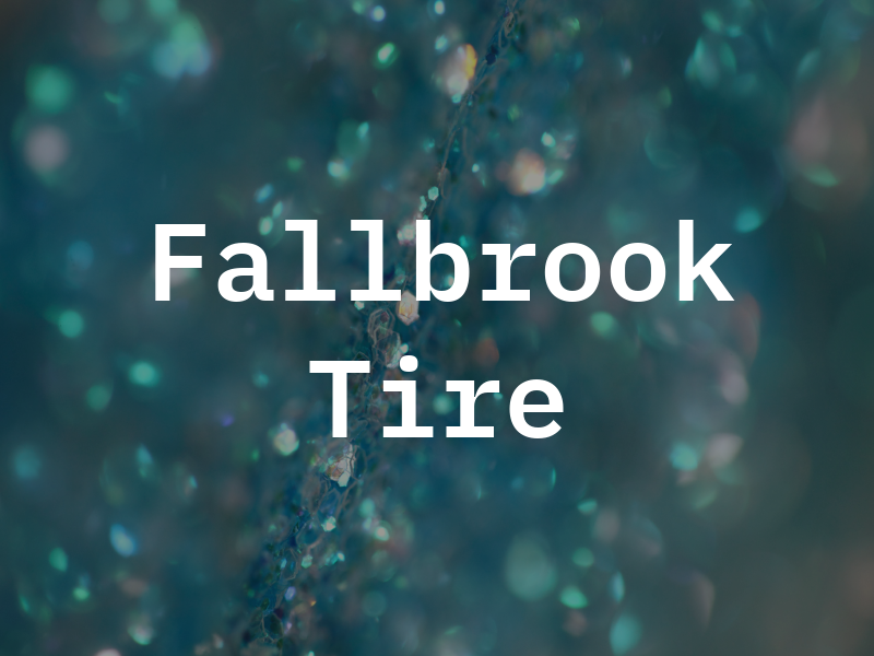 Fallbrook Tire