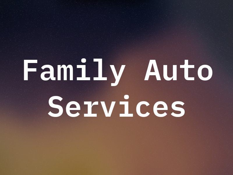 Family Auto Services