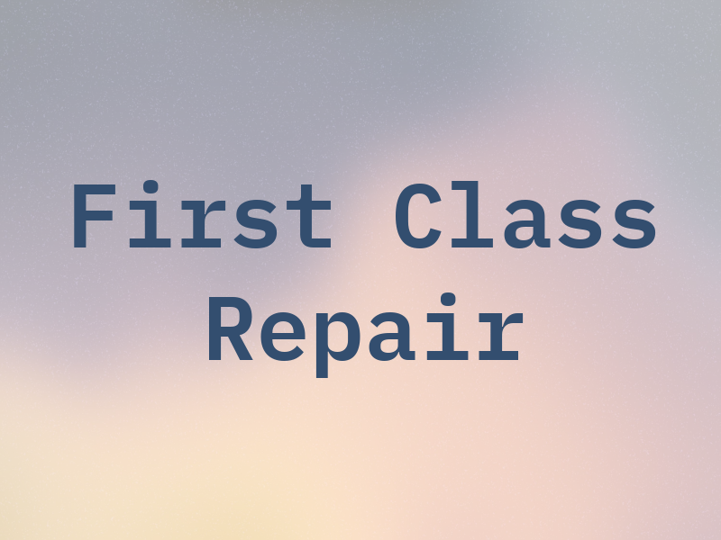 First Class RV Repair