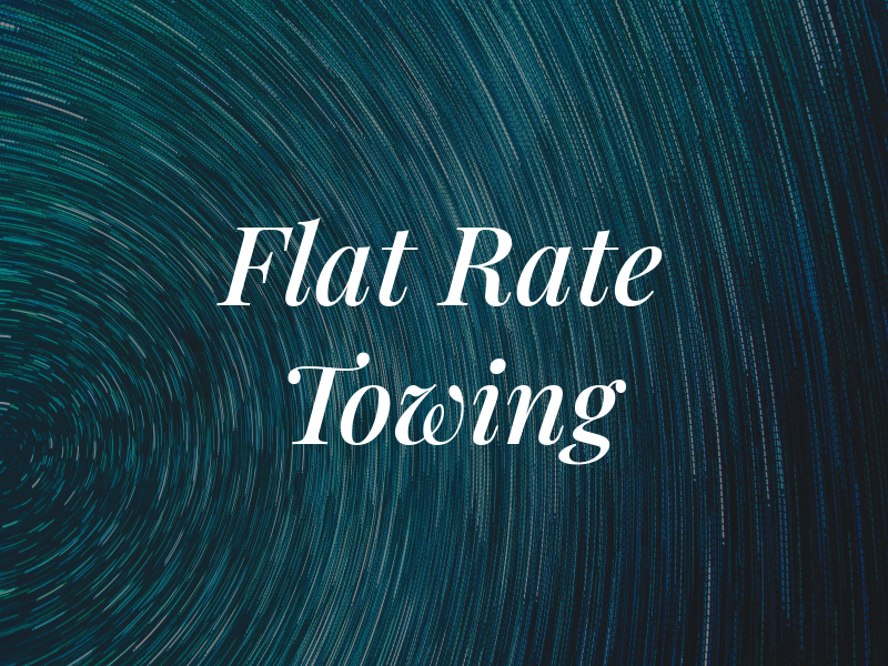 Flat Rate Towing NYC