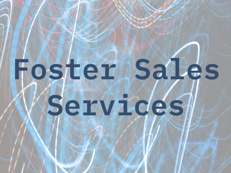 Foster Sales & Services