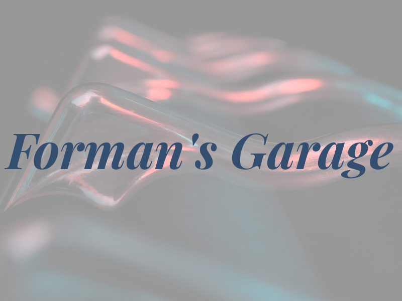 Forman's Garage