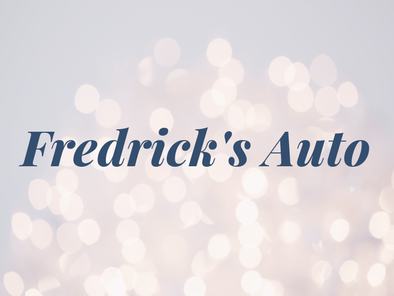 Fredrick's Auto