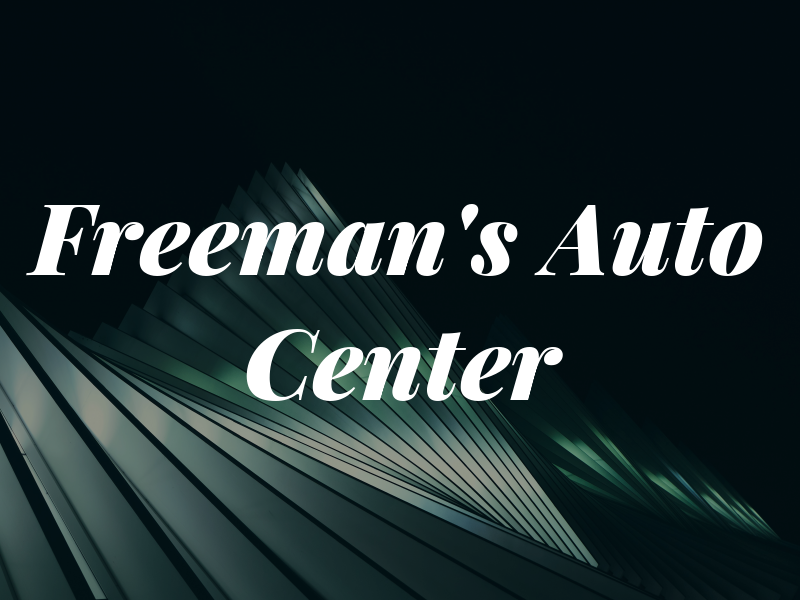 Freeman's Auto Center