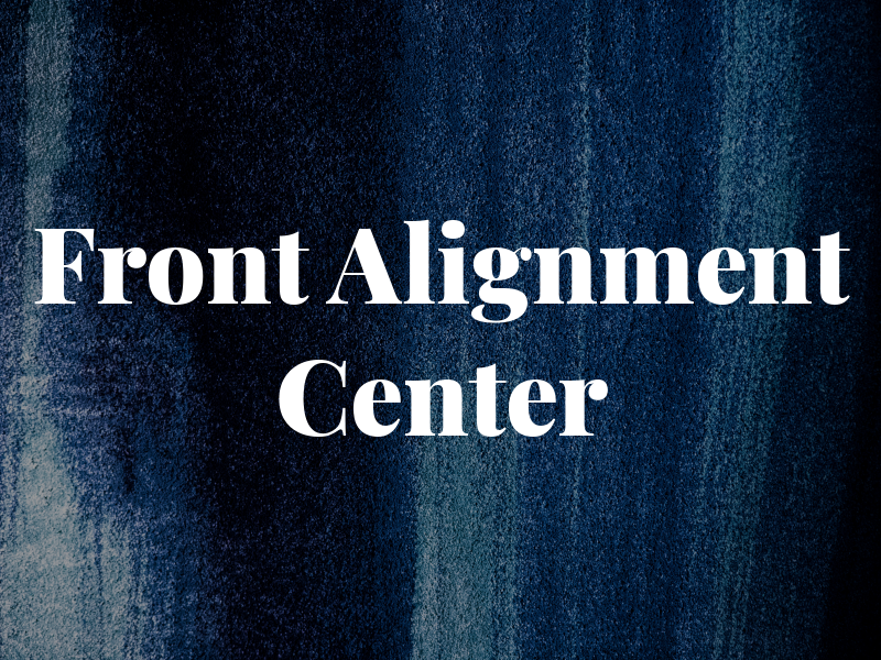 Front End Alignment Center