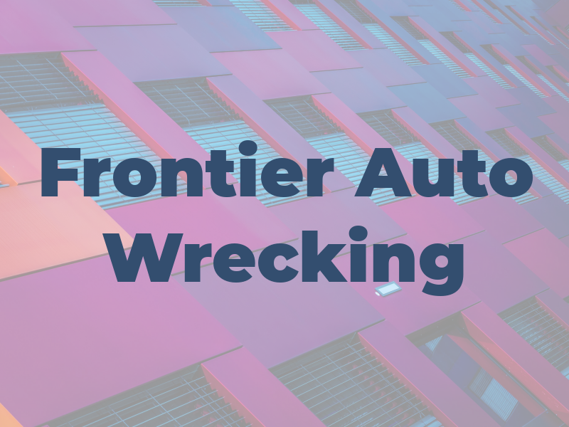 Frontier Auto Wrecking
