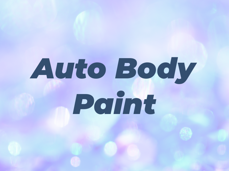 G & G Auto Body & Paint