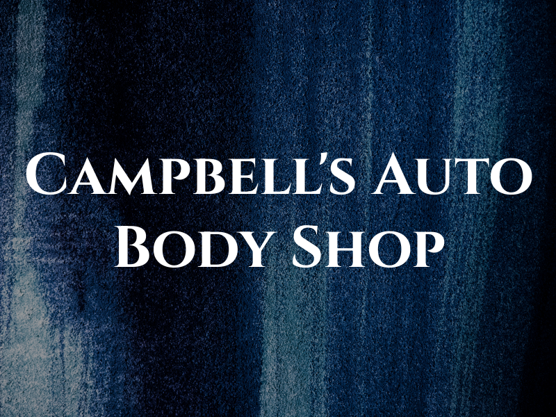 G P Campbell's Auto Body Shop