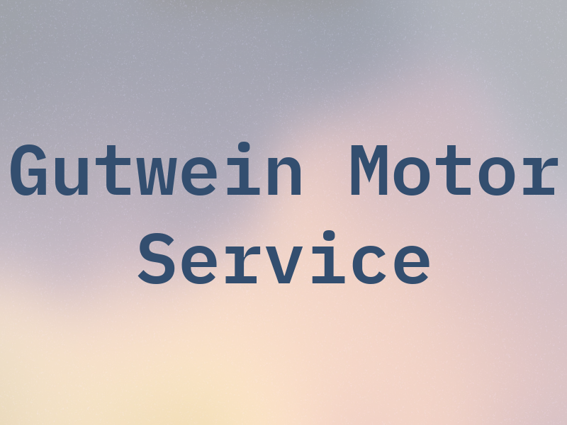 Gutwein Motor Co Inc Service