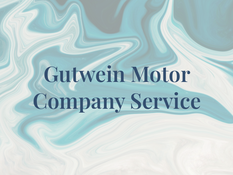 Gutwein Motor Company Inc Service