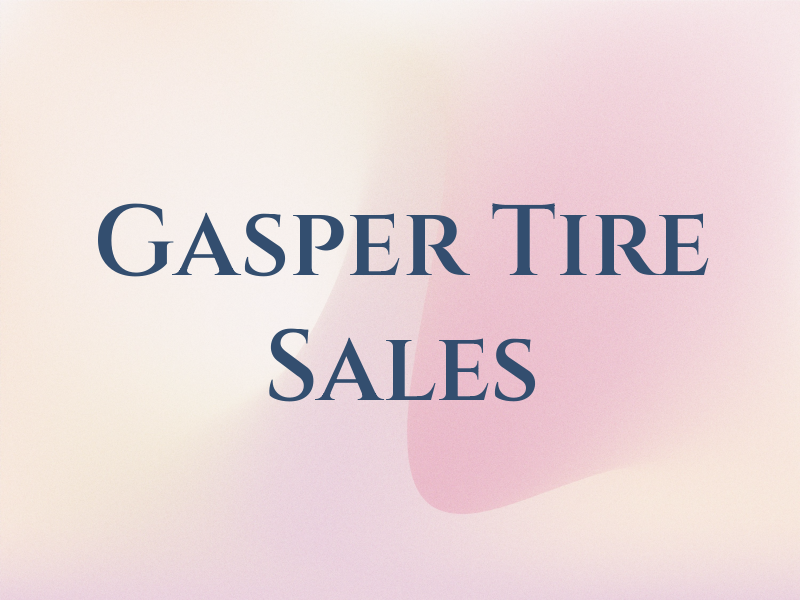 Gasper Tire Sales