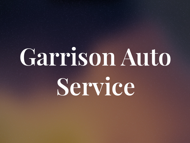 Garrison Auto Service