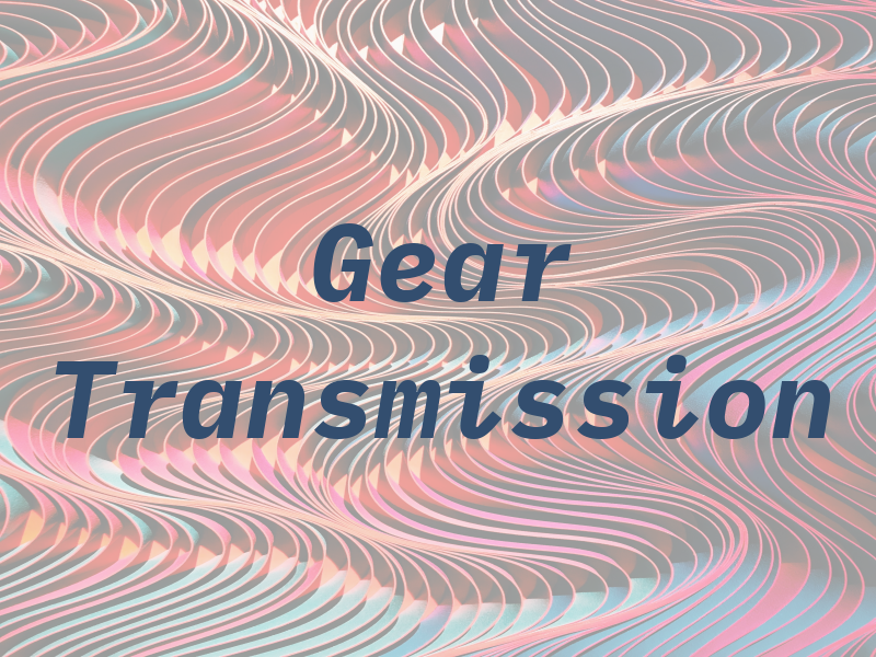 Gear Transmission