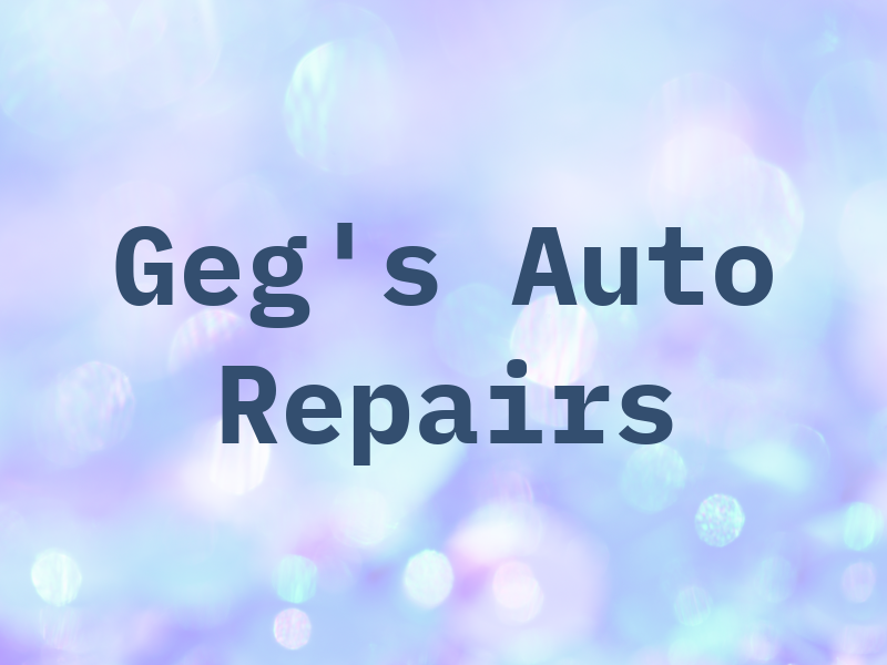 Geg's Auto Repairs