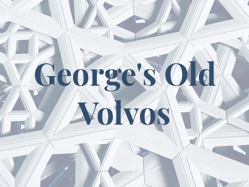 George's Old Volvos